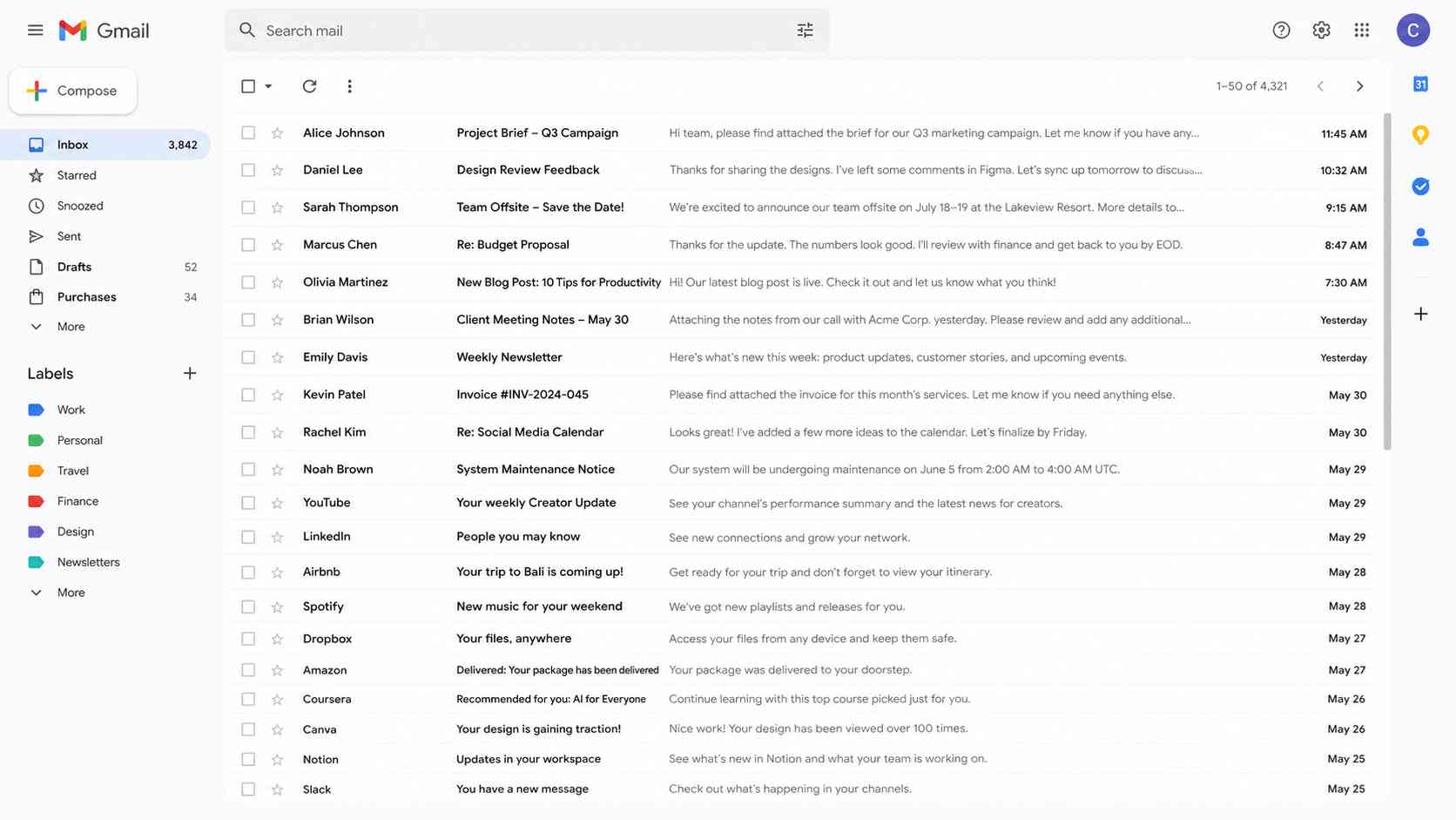 Gmail Screenshot