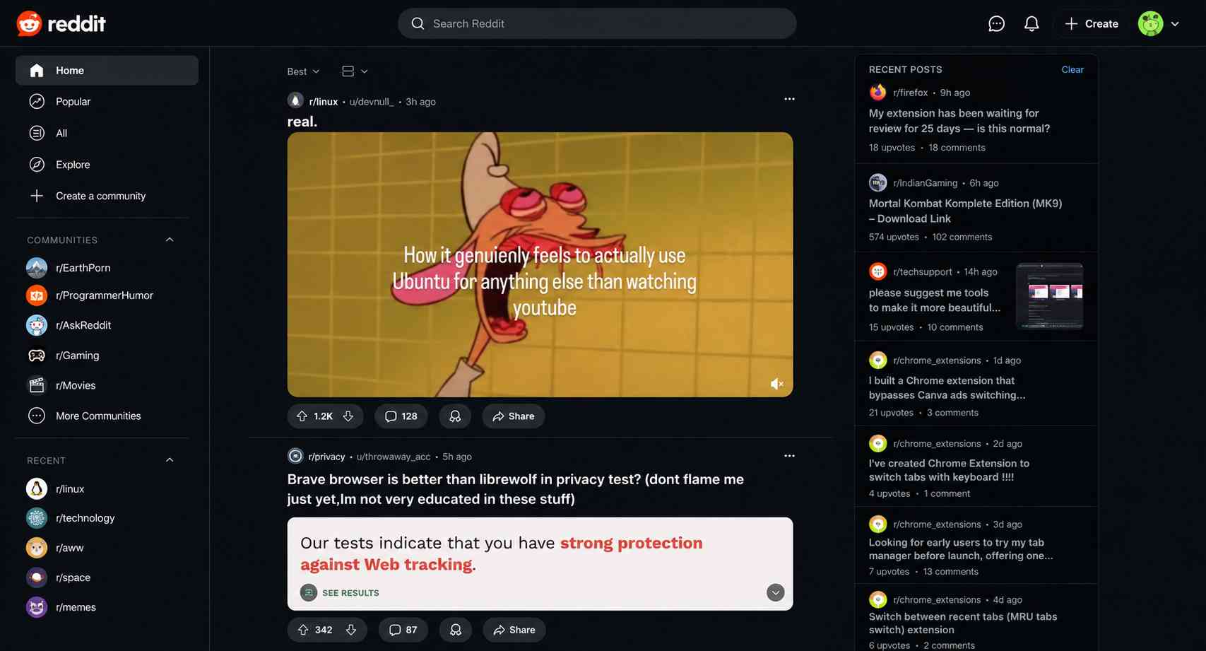 Reddit Screenshot